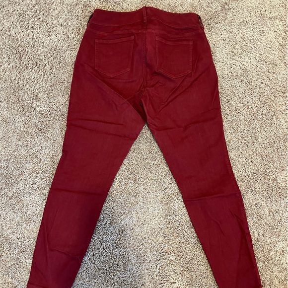Torrid Size 16 Regular Red high rise Jegging. Gently used, perfect condition. - Picture 7 of 10